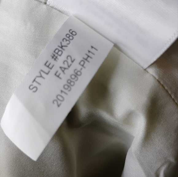 J.Crew Plaid Wool Blend Windowpane Mini Skirt 8 Neutral Preppy Academia Fall - Picture 9 of 9